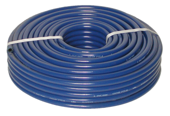 TUYAU PVC ARME BLEU AU METRE Ã˜int8x14mm